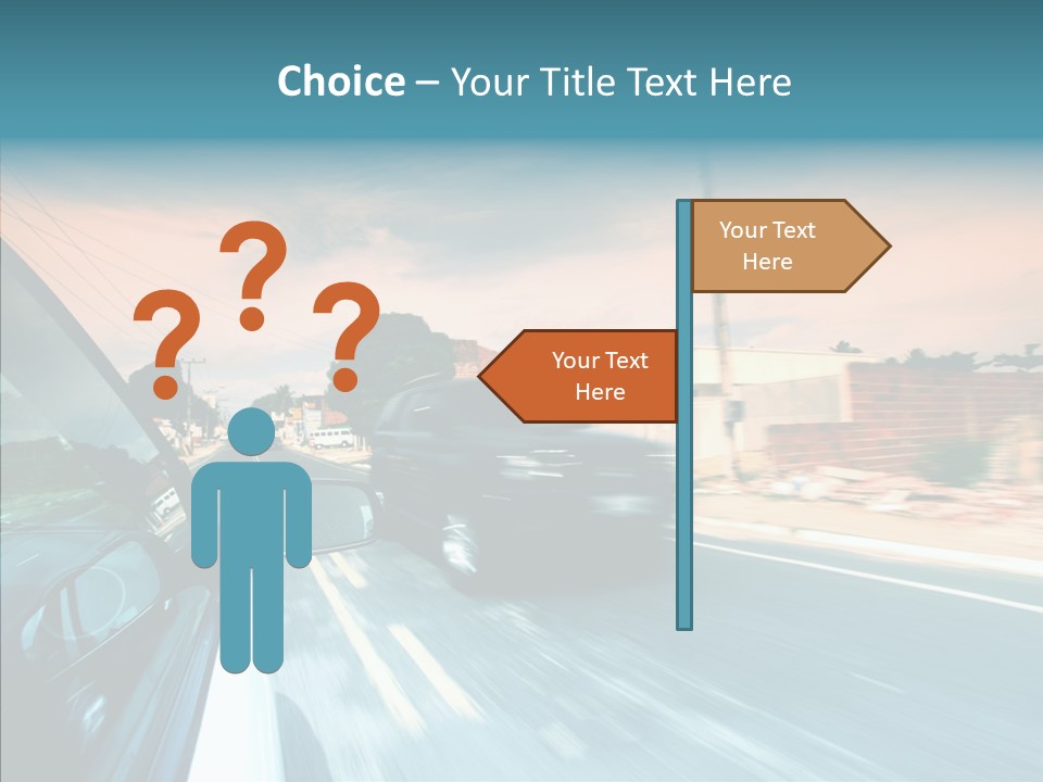Transportation Cloud Nature PowerPoint Template