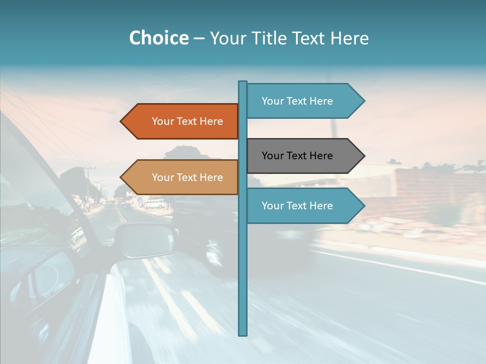 Transportation Cloud Nature PowerPoint Template