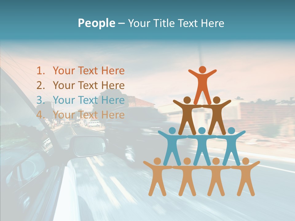 Transportation Cloud Nature PowerPoint Template