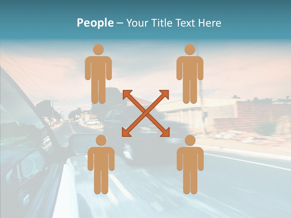 Transportation Cloud Nature PowerPoint Template