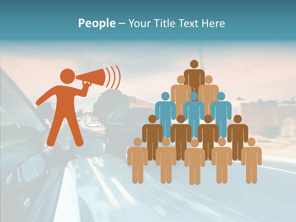 Transportation Cloud Nature PowerPoint Template