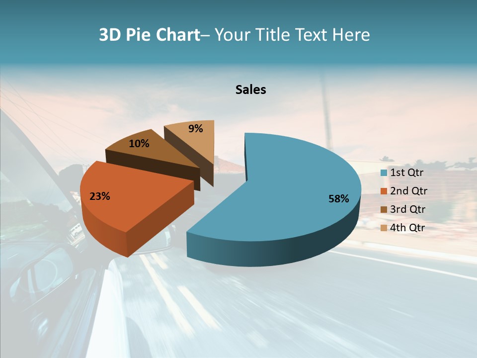 Transportation Cloud Nature PowerPoint Template