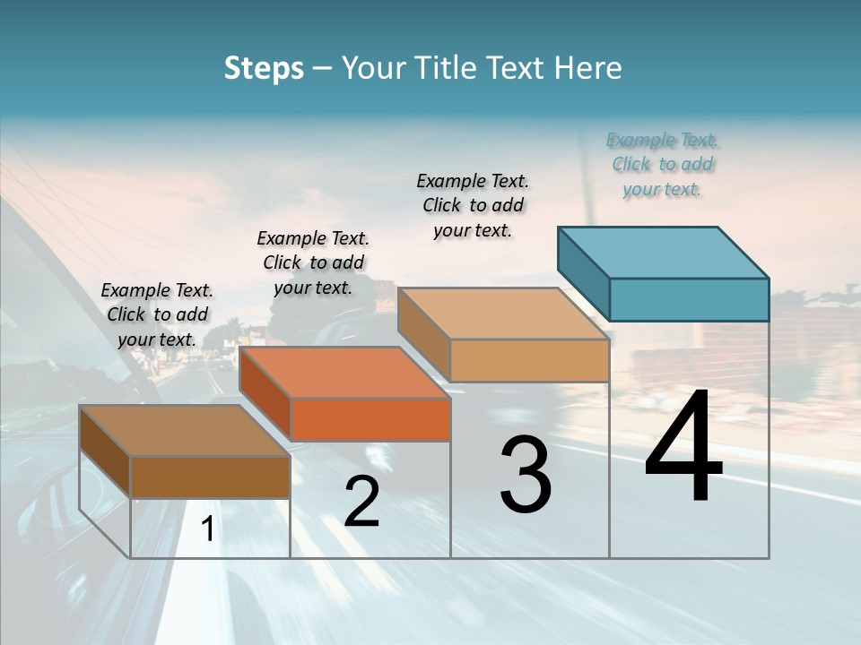 Transportation Cloud Nature PowerPoint Template