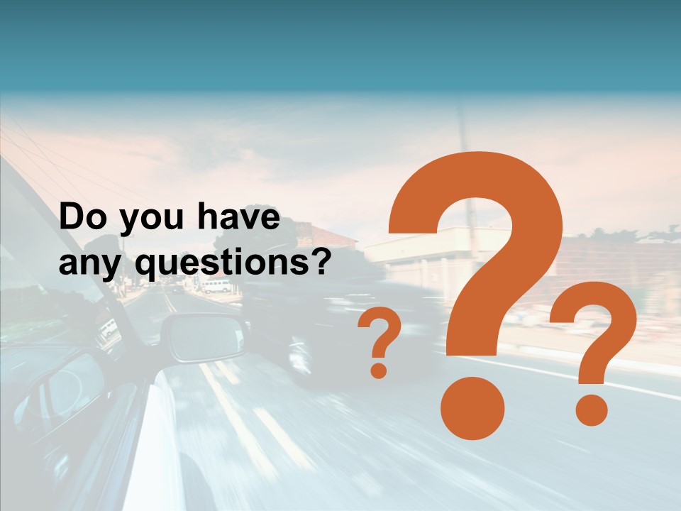 Transportation Cloud Nature PowerPoint Template