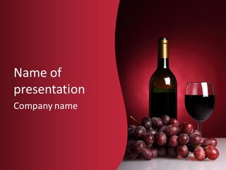 Closeup Viticulture Opened PowerPoint Template