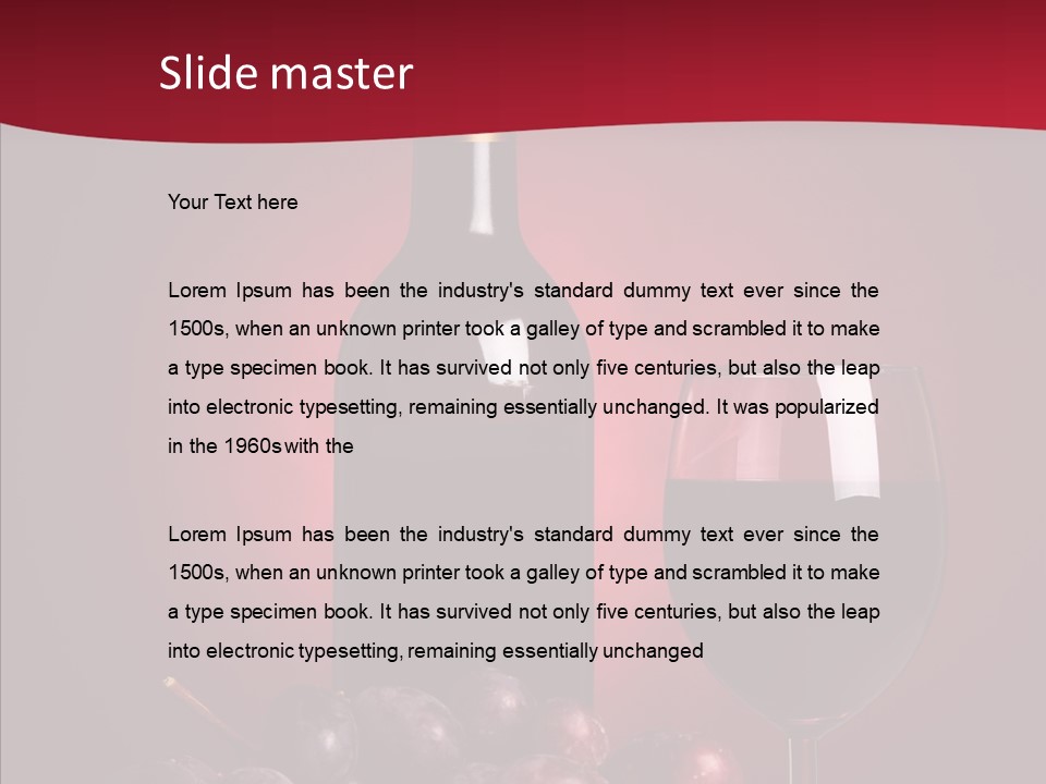 Closeup Viticulture Opened PowerPoint Template