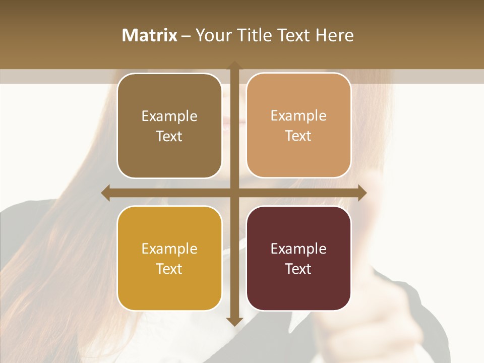 Young Female Beauty PowerPoint Template