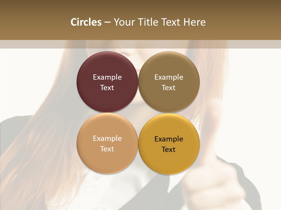 Young Female Beauty PowerPoint Template