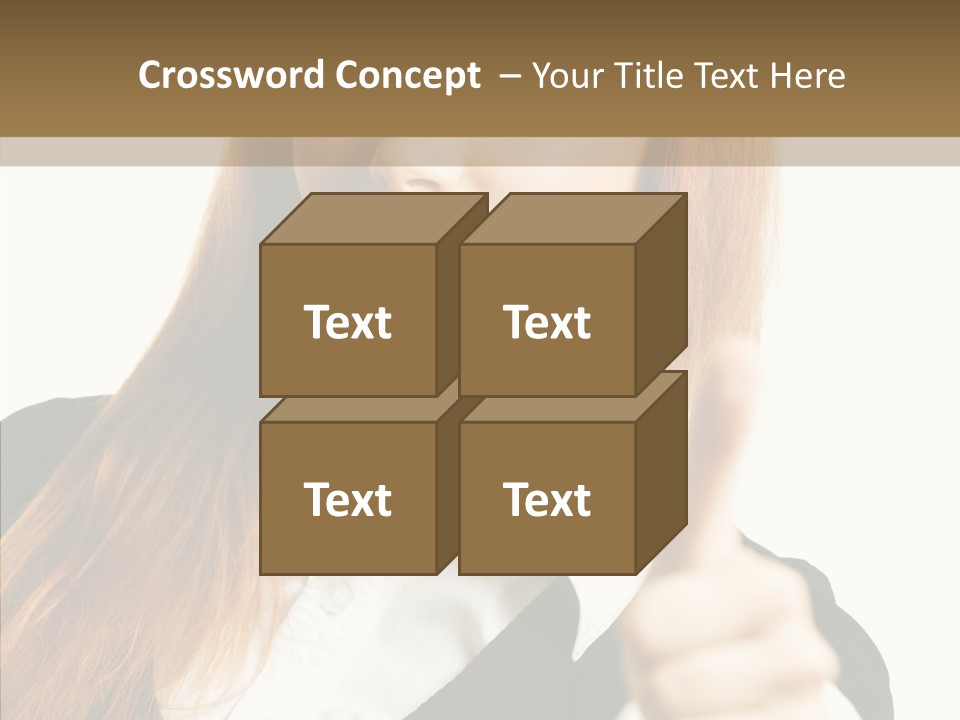Young Female Beauty PowerPoint Template