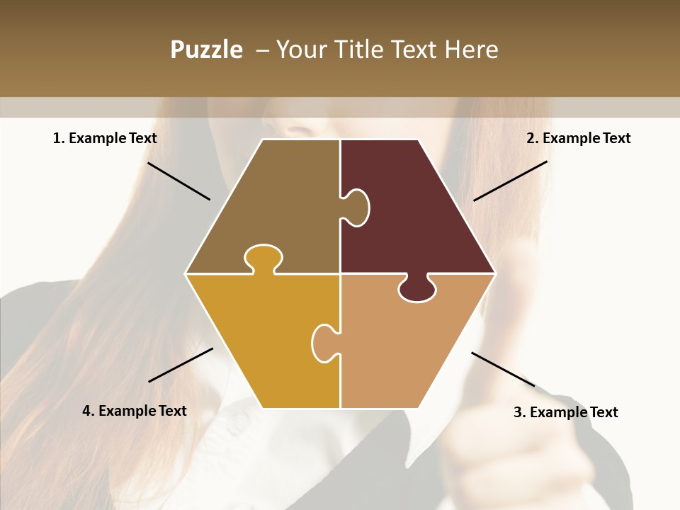 Young Female Beauty PowerPoint Template