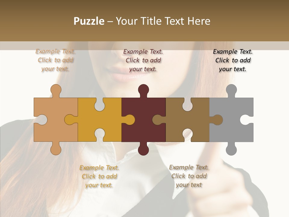 Young Female Beauty PowerPoint Template