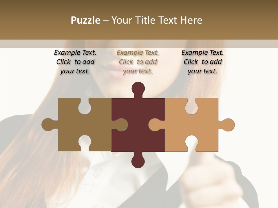 Young Female Beauty PowerPoint Template