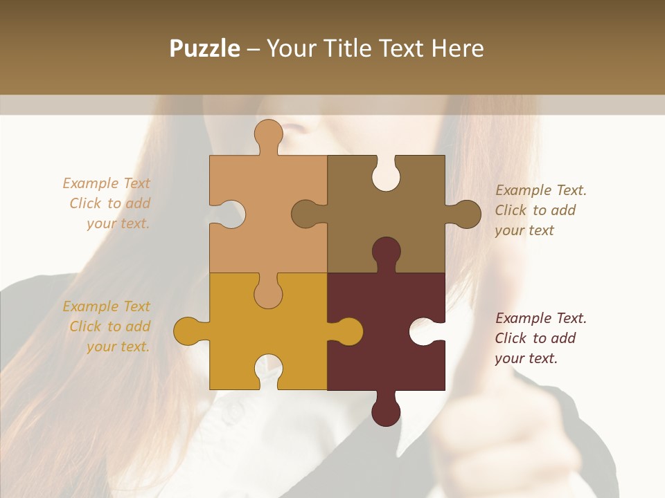 Young Female Beauty PowerPoint Template