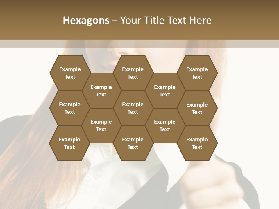 Young Female Beauty PowerPoint Template