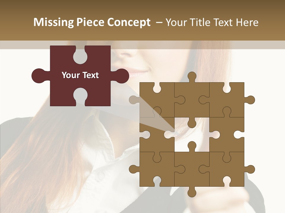 Young Female Beauty PowerPoint Template