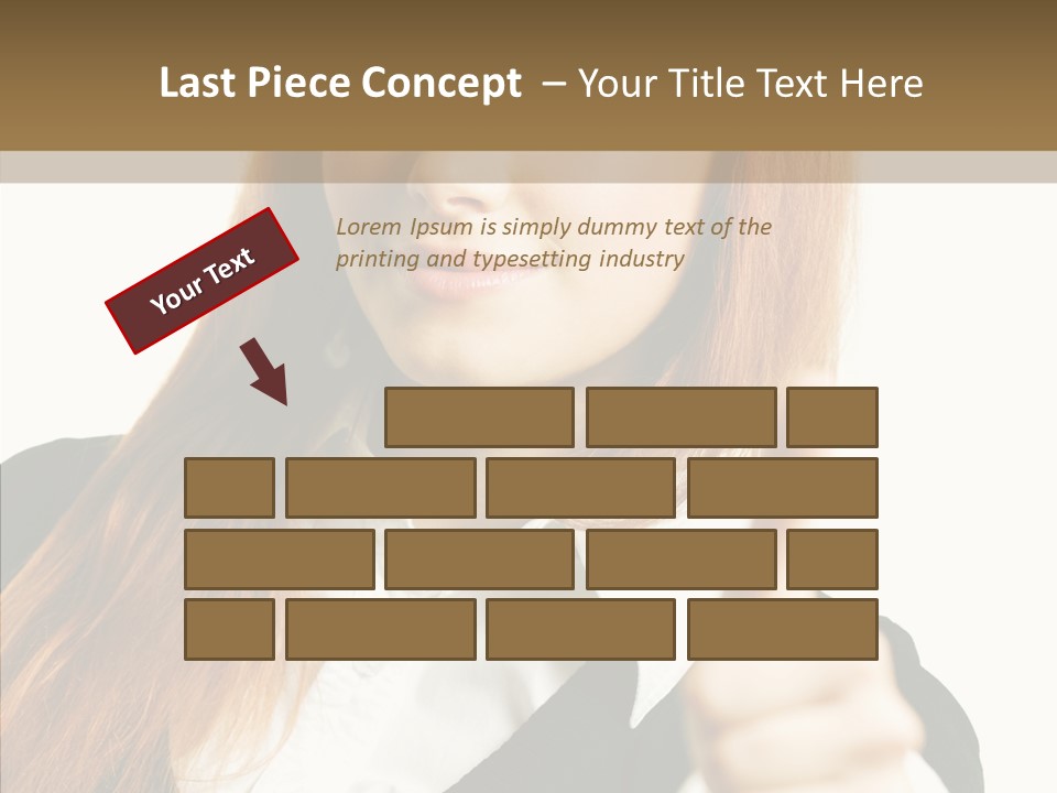 Young Female Beauty PowerPoint Template