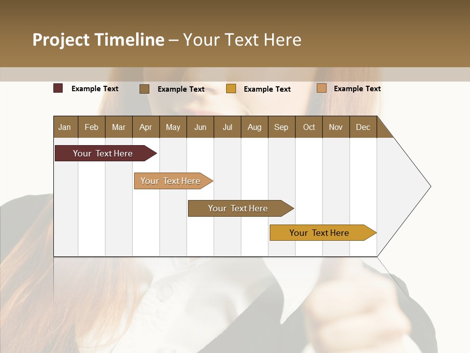 Young Female Beauty PowerPoint Template