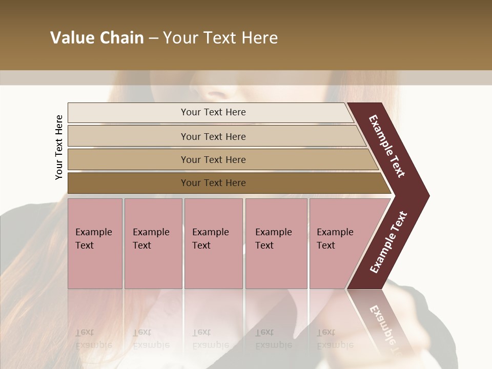 Young Female Beauty PowerPoint Template