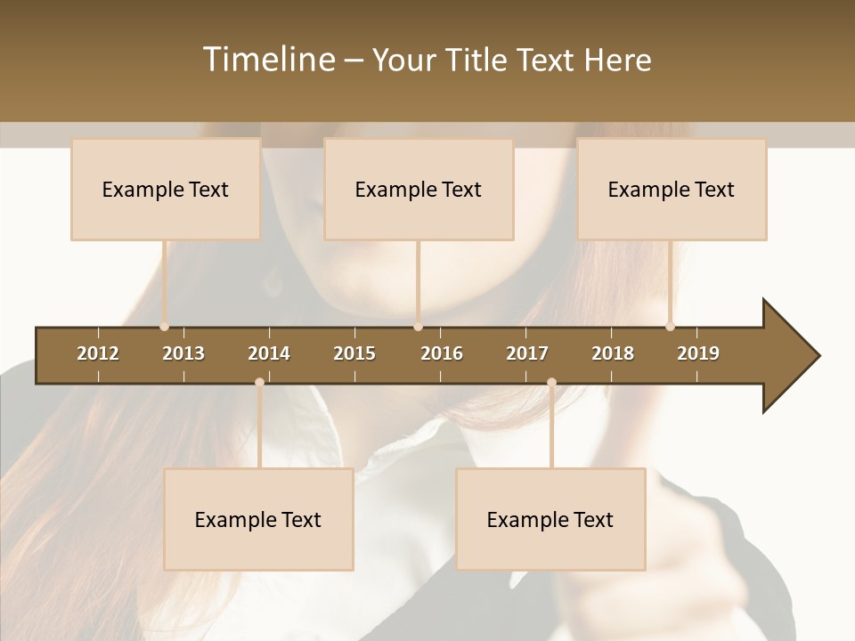 Young Female Beauty PowerPoint Template