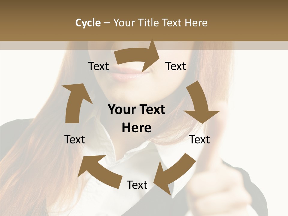 Young Female Beauty PowerPoint Template