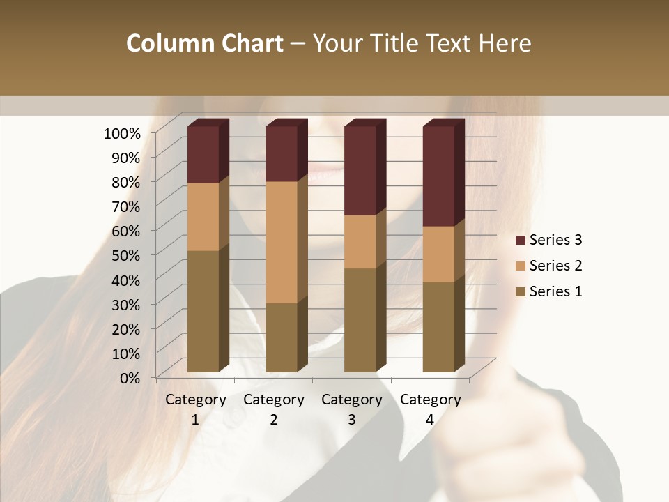 Young Female Beauty PowerPoint Template
