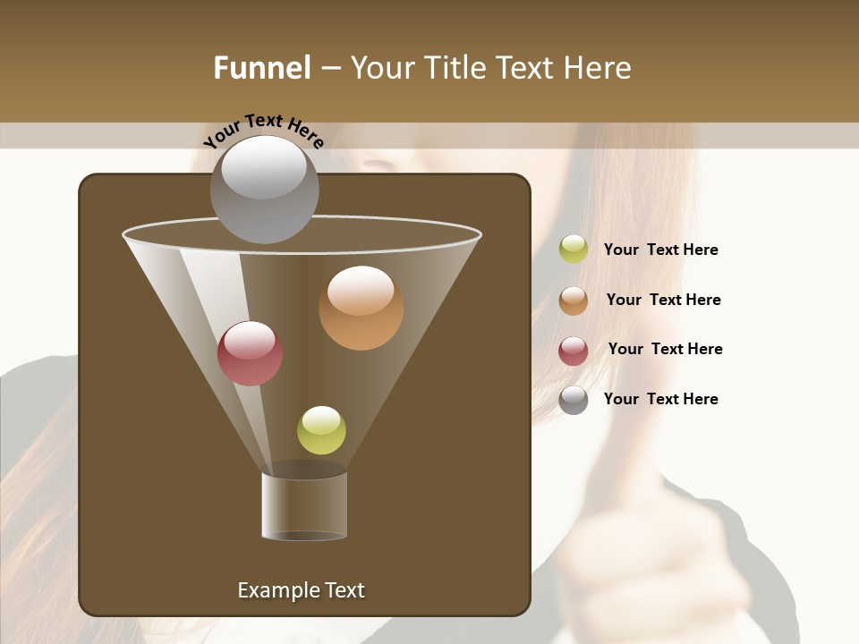 Young Female Beauty PowerPoint Template