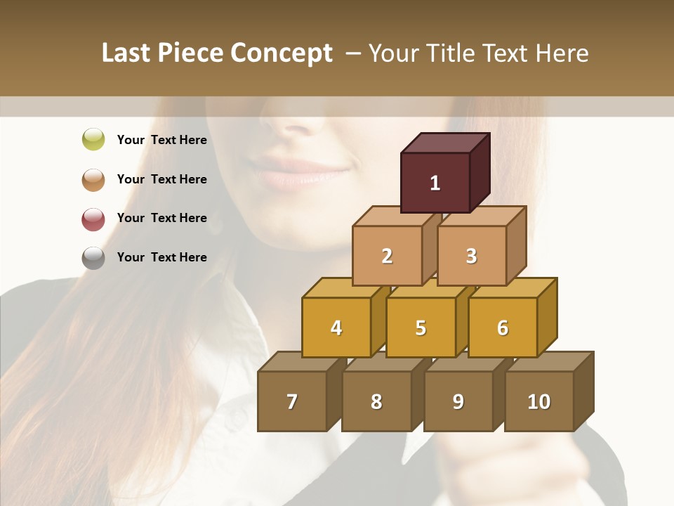 Young Female Beauty PowerPoint Template