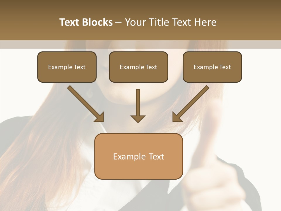 Young Female Beauty PowerPoint Template