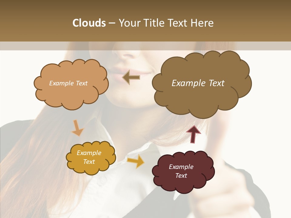 Young Female Beauty PowerPoint Template