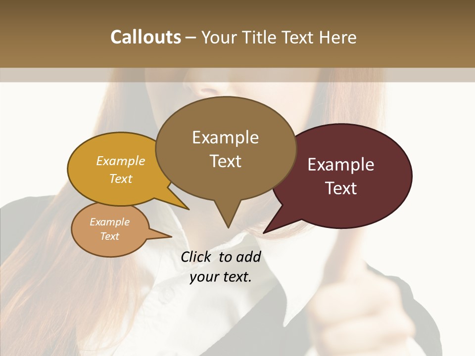 Young Female Beauty PowerPoint Template