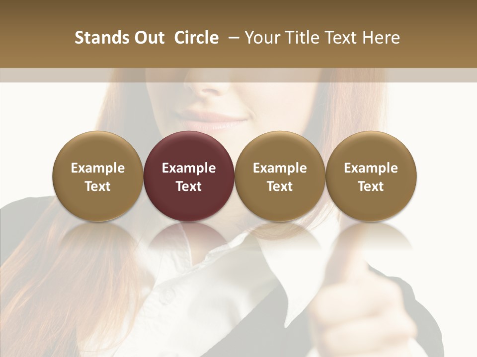 Young Female Beauty PowerPoint Template