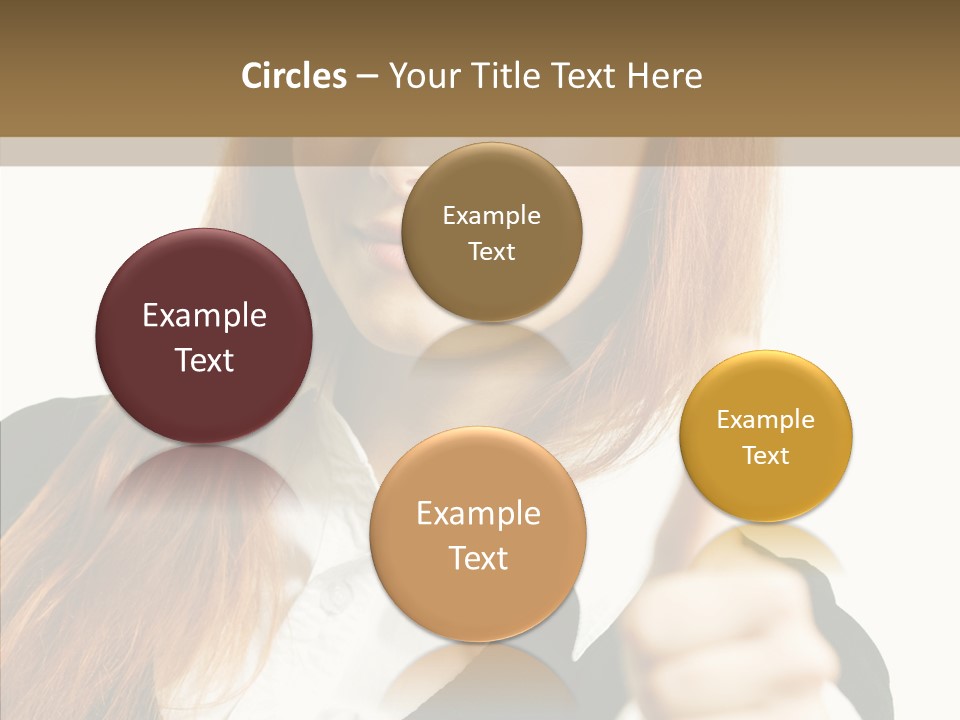 Young Female Beauty PowerPoint Template