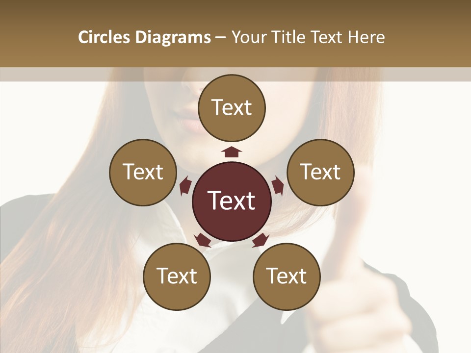 Young Female Beauty PowerPoint Template