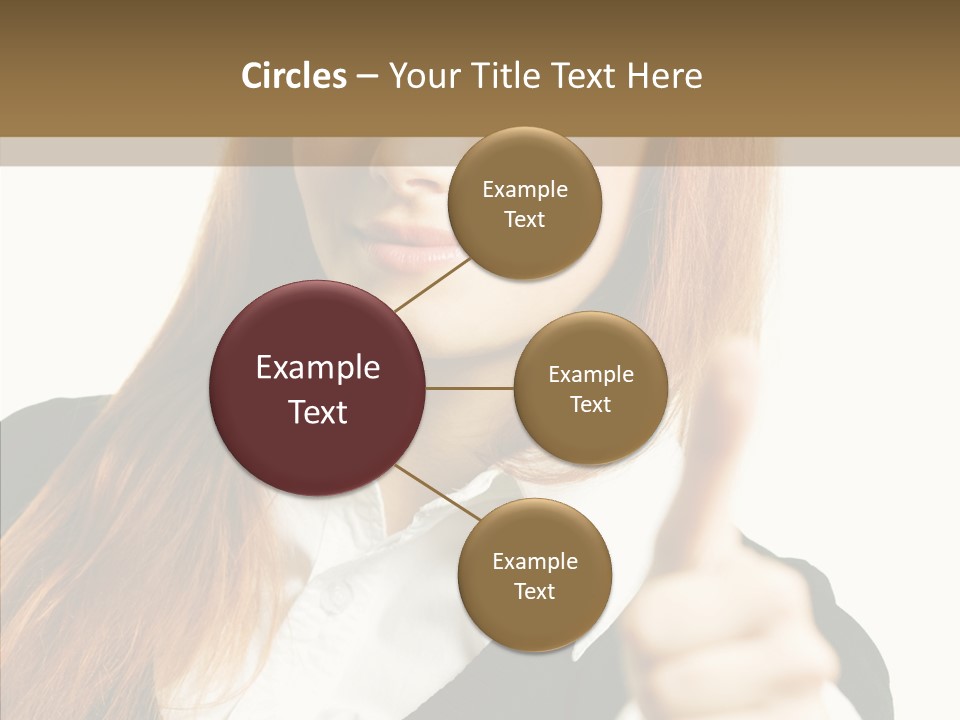 Young Female Beauty PowerPoint Template