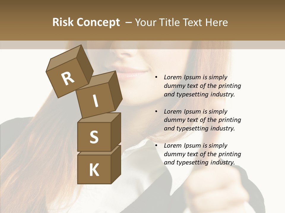 Young Female Beauty PowerPoint Template