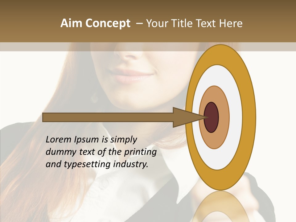 Young Female Beauty PowerPoint Template