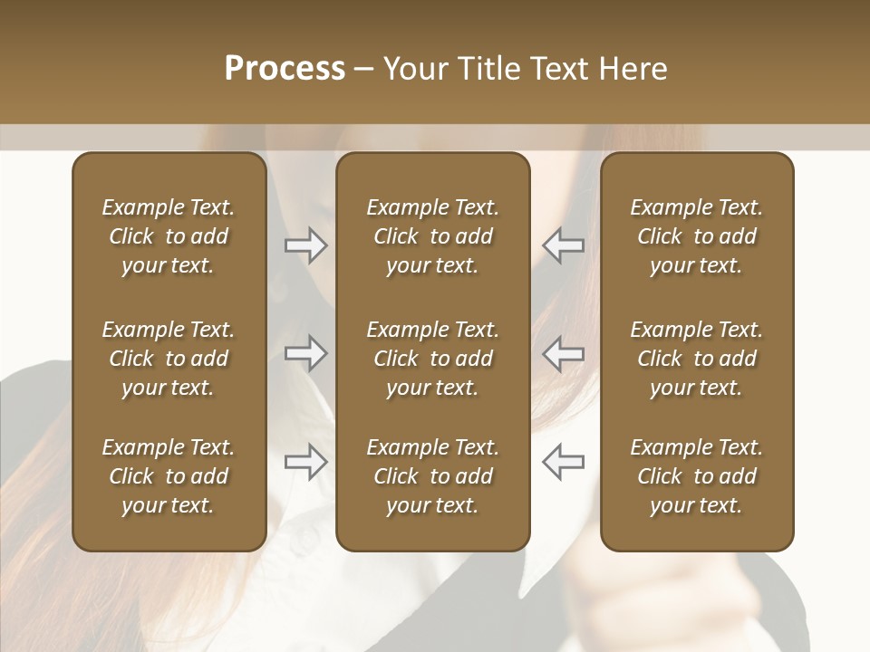 Young Female Beauty PowerPoint Template