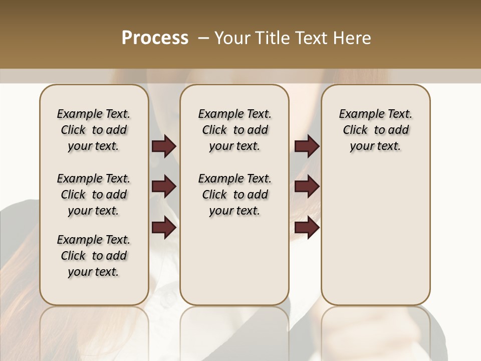 Young Female Beauty PowerPoint Template