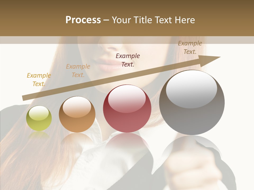 Young Female Beauty PowerPoint Template