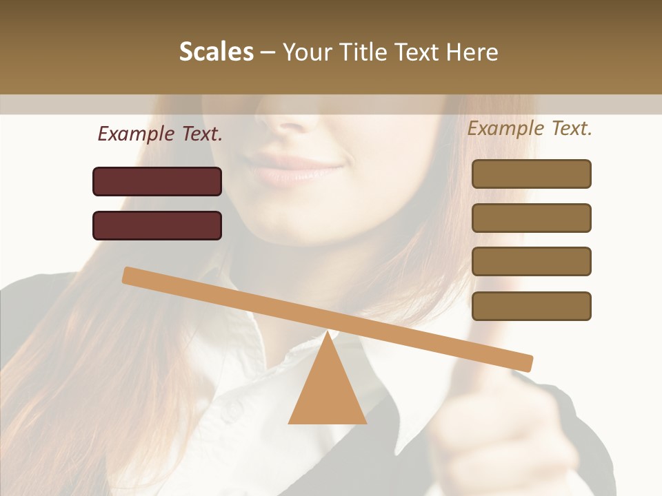 Young Female Beauty PowerPoint Template