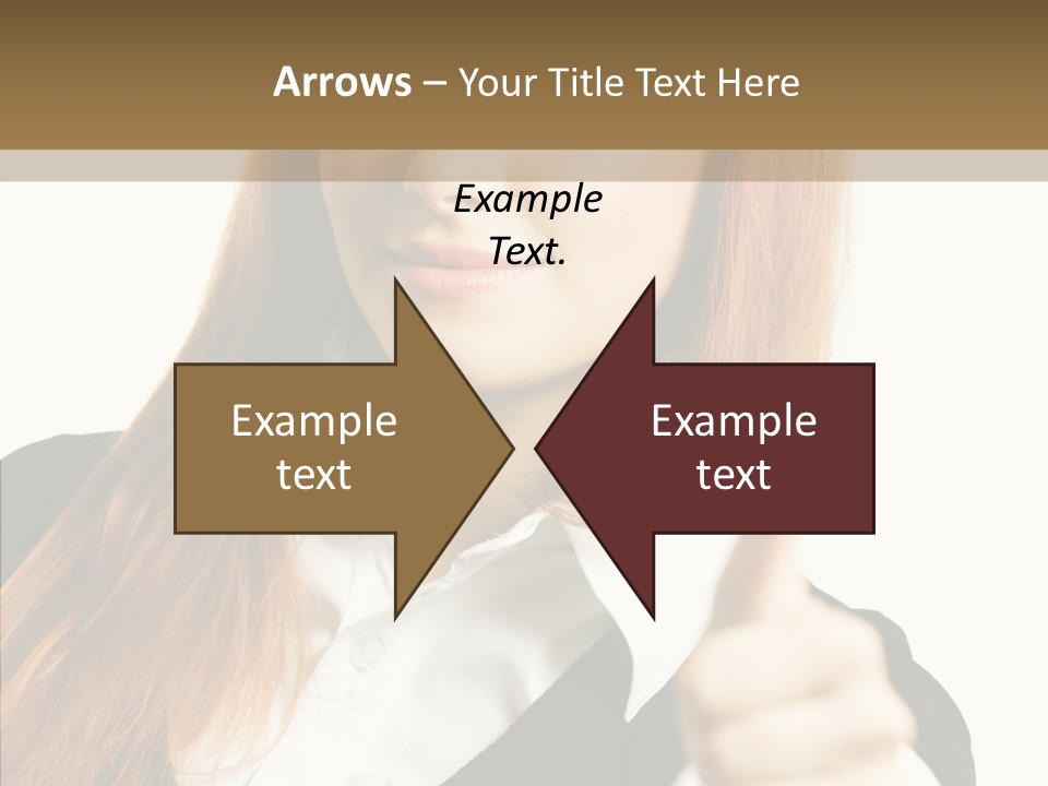 Young Female Beauty PowerPoint Template