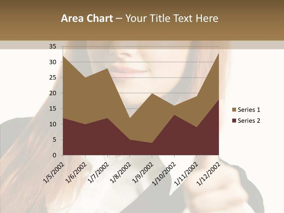 Young Female Beauty PowerPoint Template