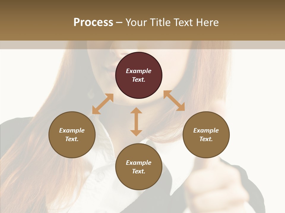 Young Female Beauty PowerPoint Template