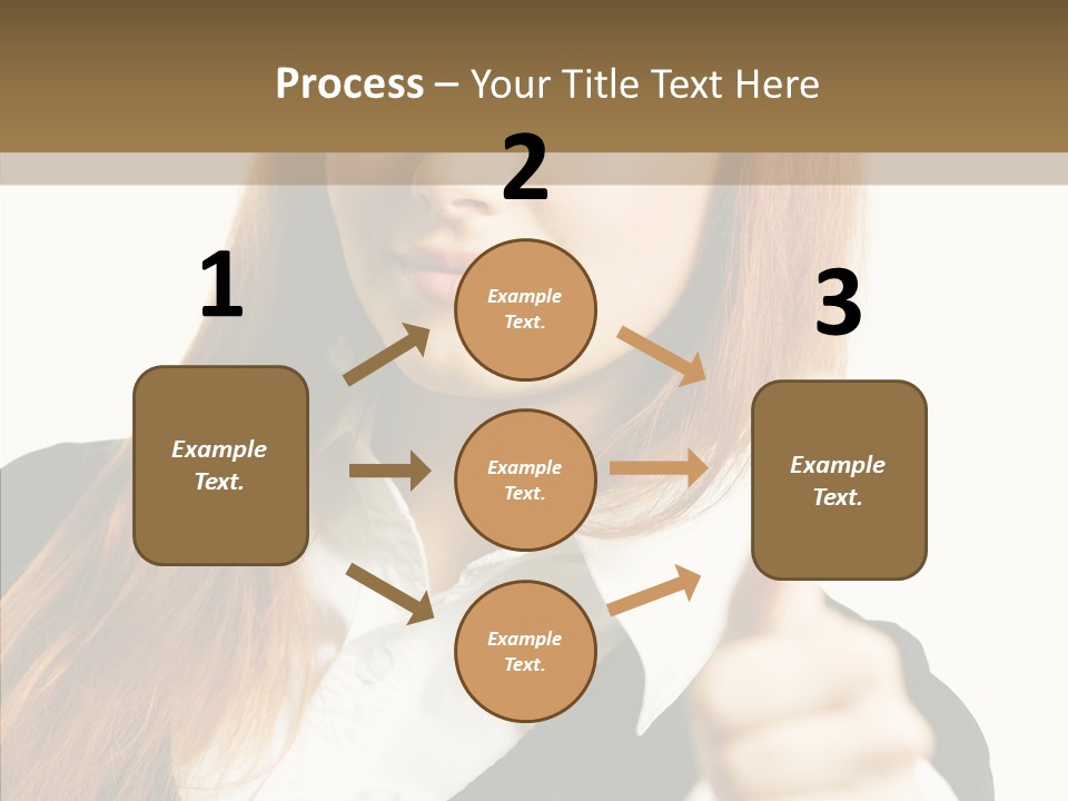 Young Female Beauty PowerPoint Template