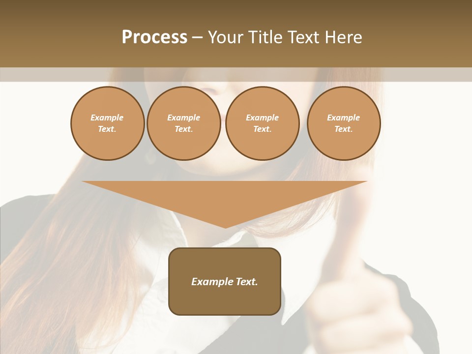 Young Female Beauty PowerPoint Template