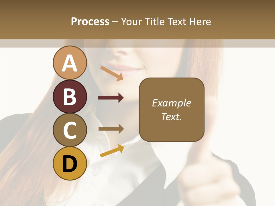 Young Female Beauty PowerPoint Template