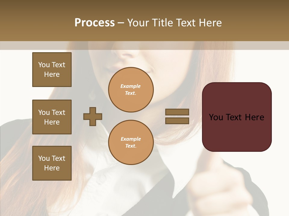 Young Female Beauty PowerPoint Template
