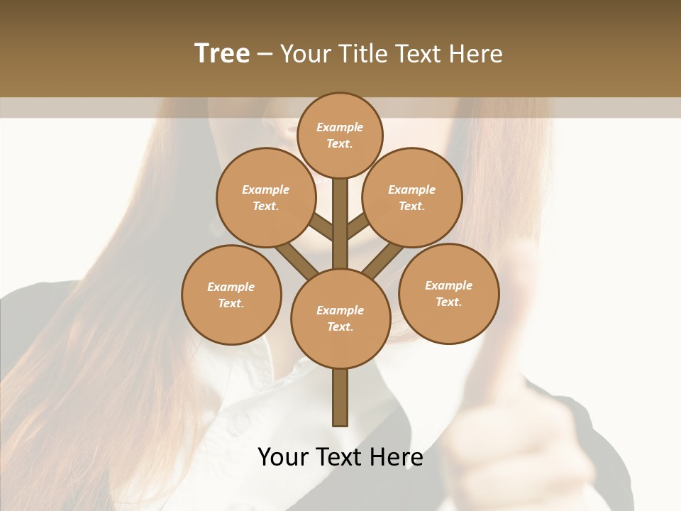 Young Female Beauty PowerPoint Template