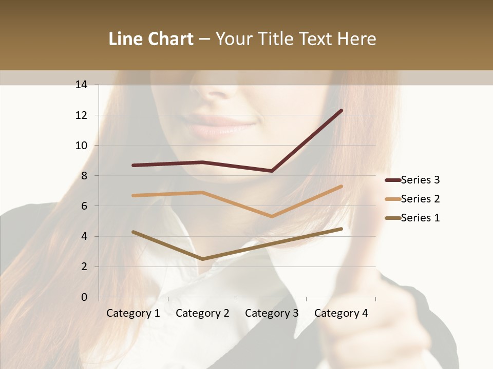 Young Female Beauty PowerPoint Template