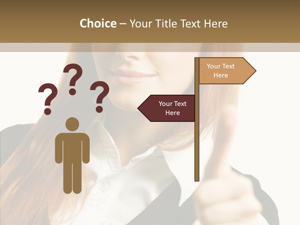 Young Female Beauty PowerPoint Template